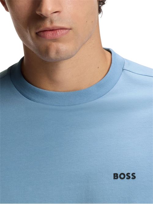 T-shirt in cotone stretch Boss Green | 50506373469